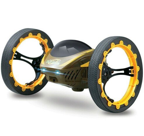 Drona iUni Bounce Car 222, Jumping Sumo, 4 Canale, 2.4 Ghz, Galben